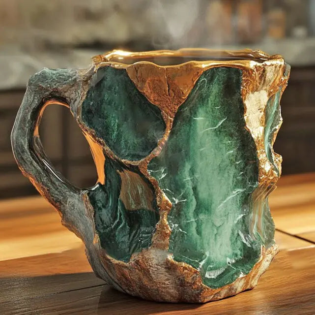 Mineraalkristallidega kohvitassid