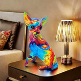 Värviline Chihuahua Laudlamp