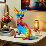 Värviline Chihuahua Laudlamp