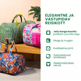 Kaktuse õie steppitud reisikott