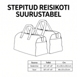 Talvine steppitud reisikott